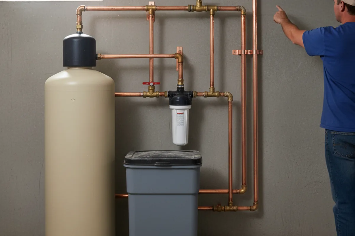 Whole-house water treatment system installed in Pennville